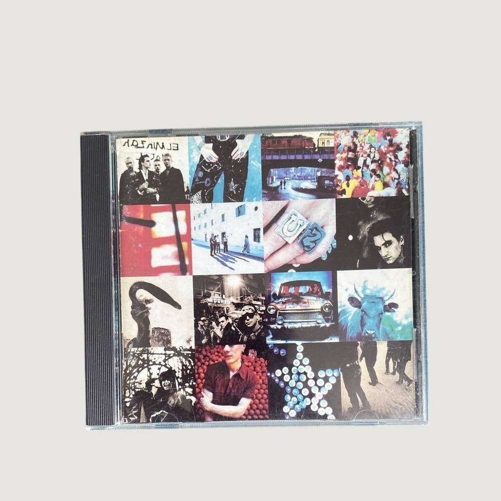 U2 Achtung Baby‎ CD 1991 Island Records Alternative Rock One Mysterious Ways CRC